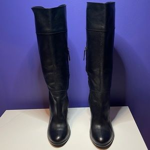 Halogen Brianna Tall Knee High Leather Boot size 7